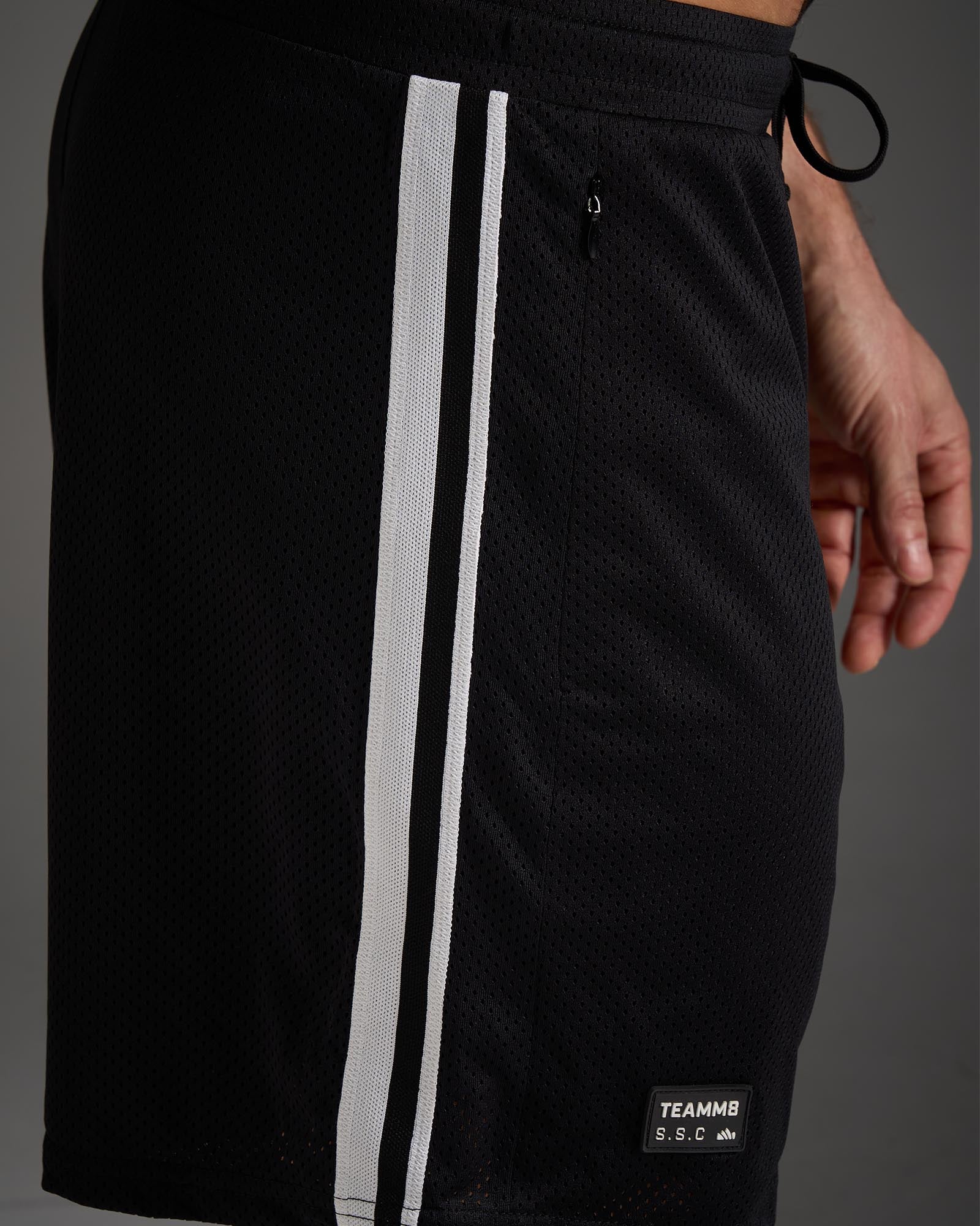 S.S.C. Fraternity Mesh 6" Short - Black