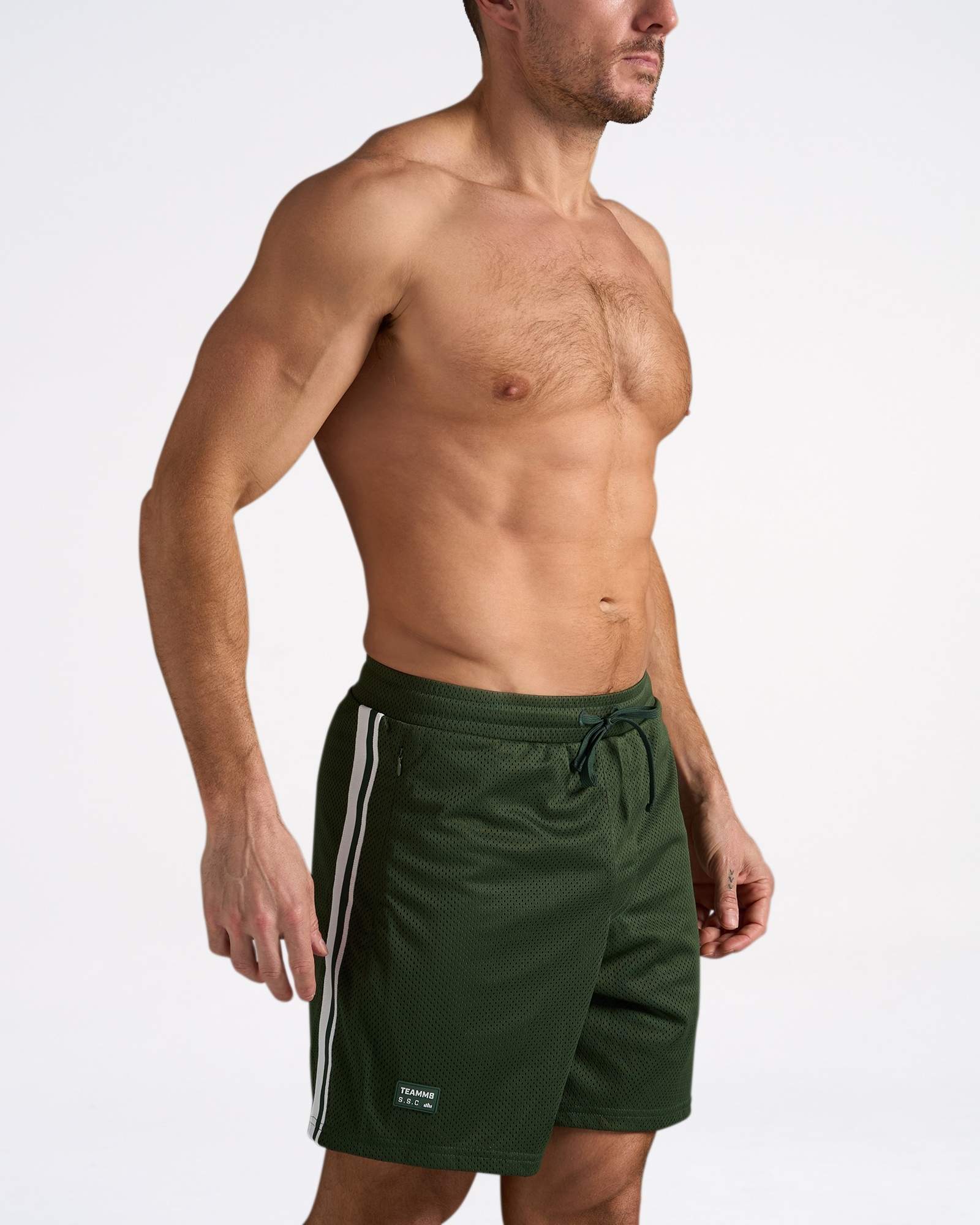S.S.C. Fraternity Mesh 6" Short - Forest Green