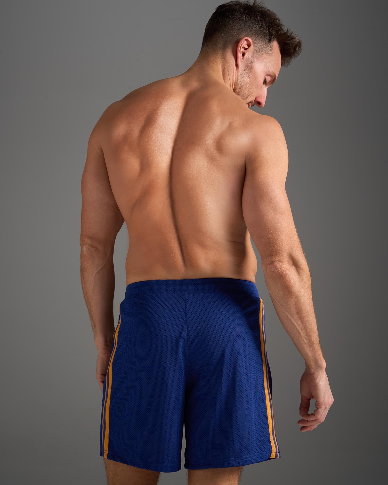 S.S.C. Fraternity Mesh 6" Short - Navy