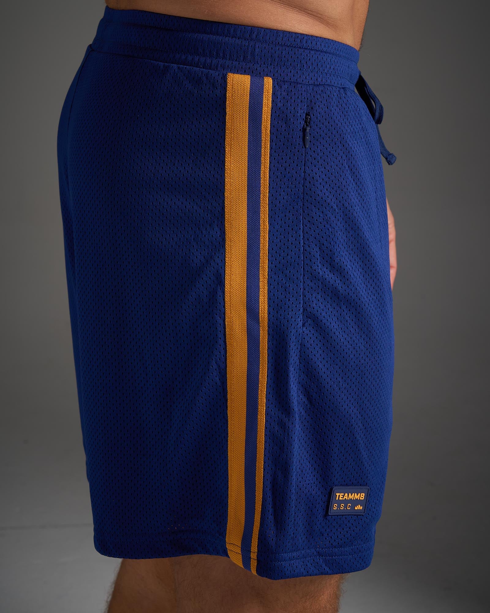 S.S.C. Fraternity Mesh 6" Short - Navy