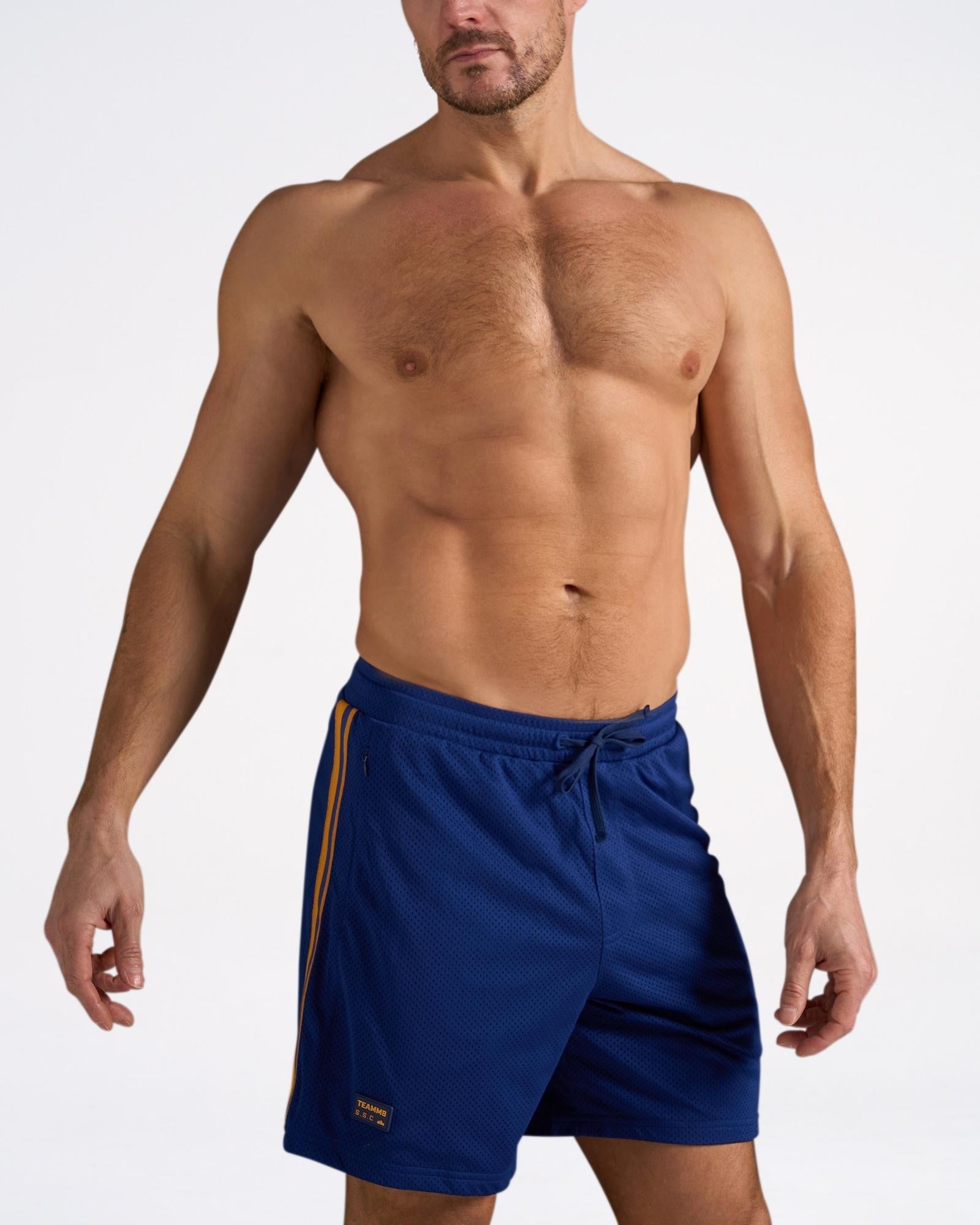 S.S.C. Fraternity Mesh 6" Short - Navy