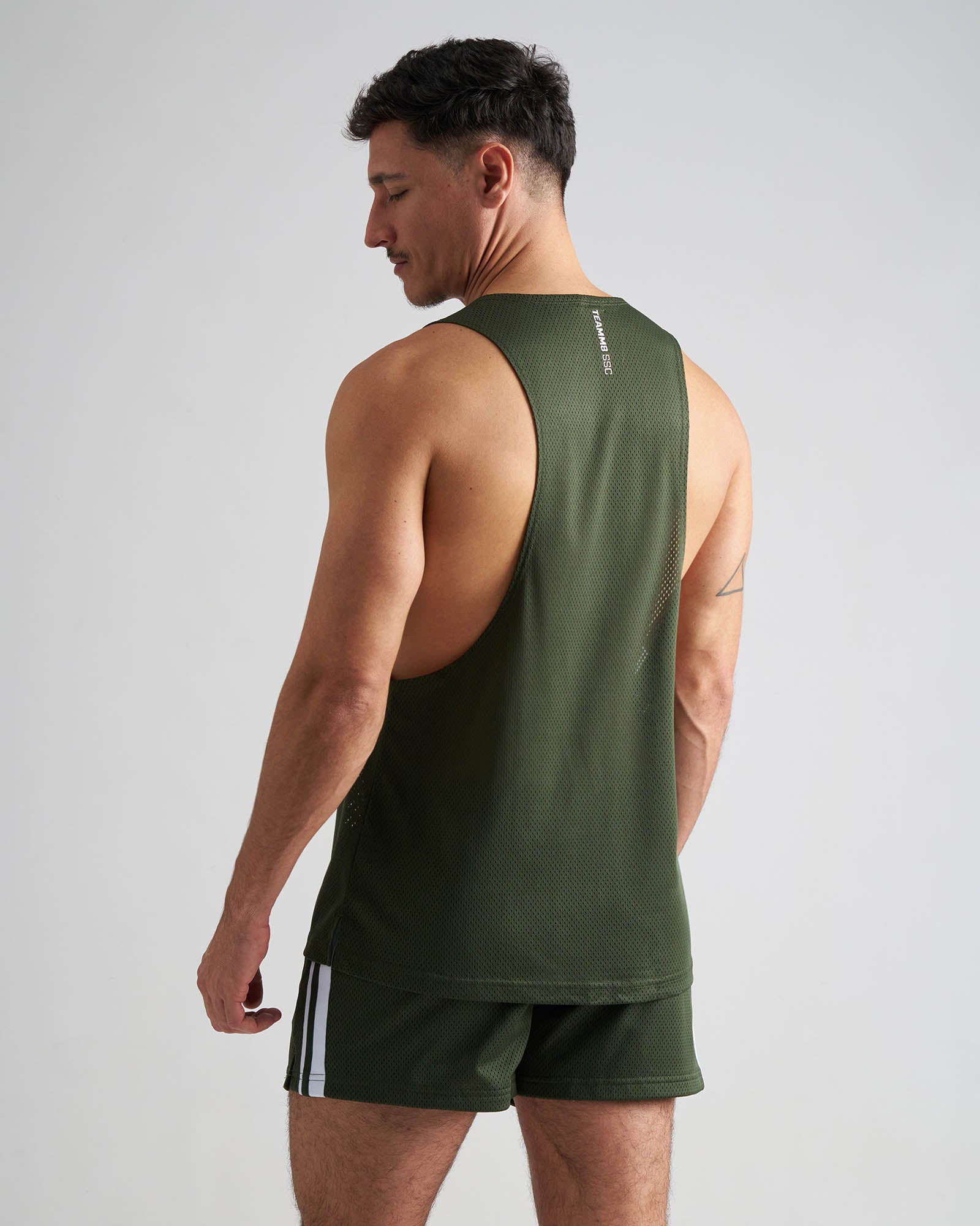S.S.C. Mesh Tank - Forest Green