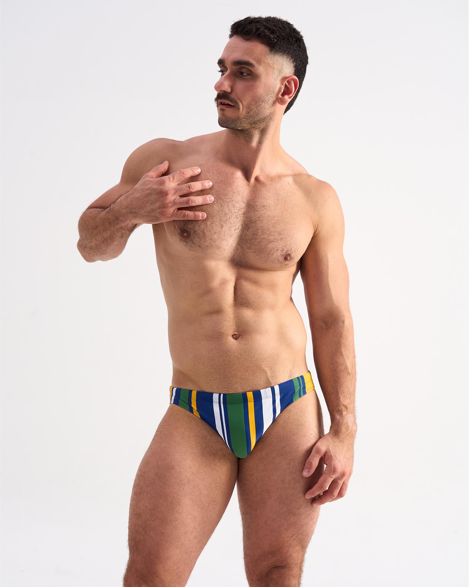 Cabana Bikini Swim Brief - Navy Mix