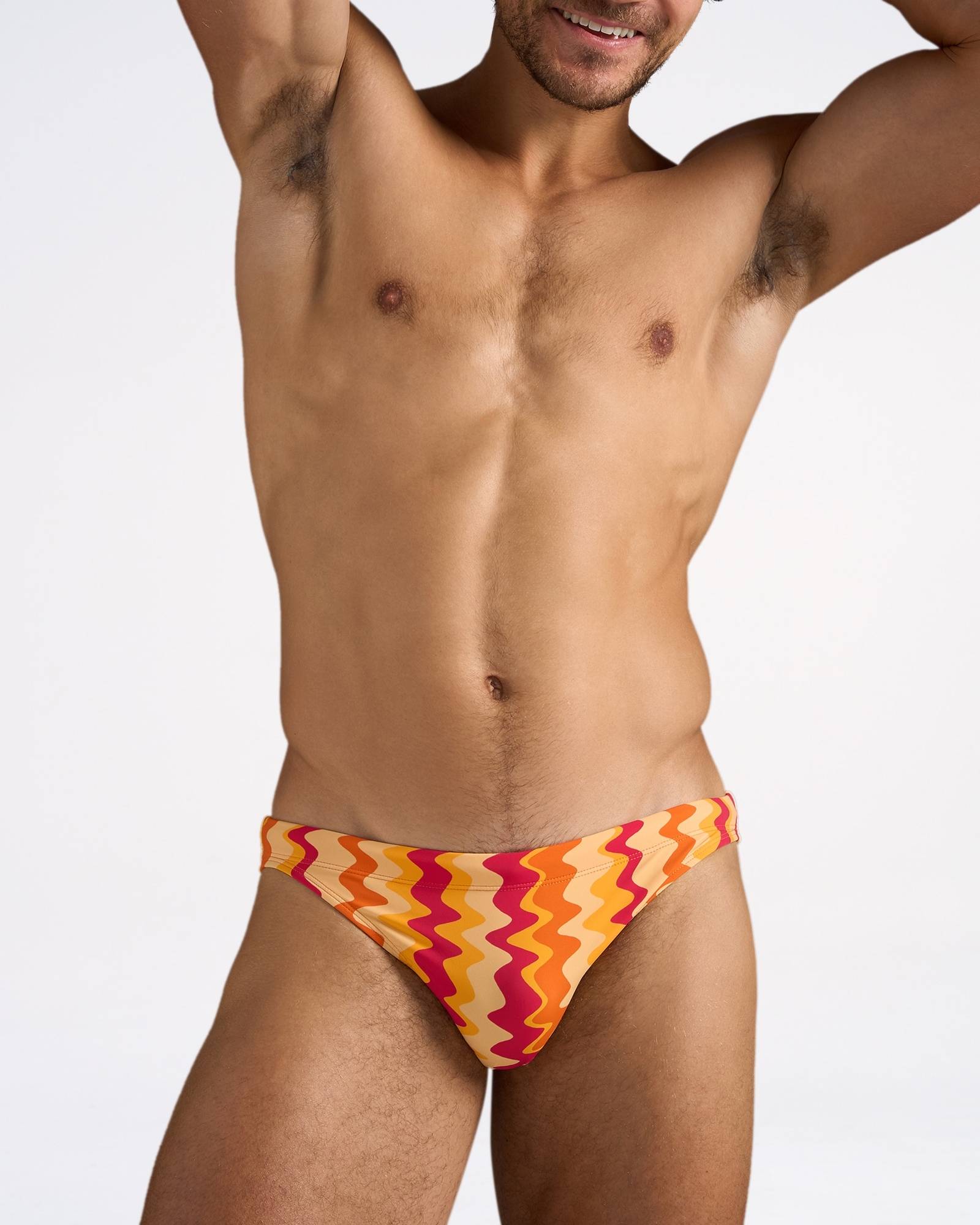 Resort Bikini Swim Brief - Red Mirage
