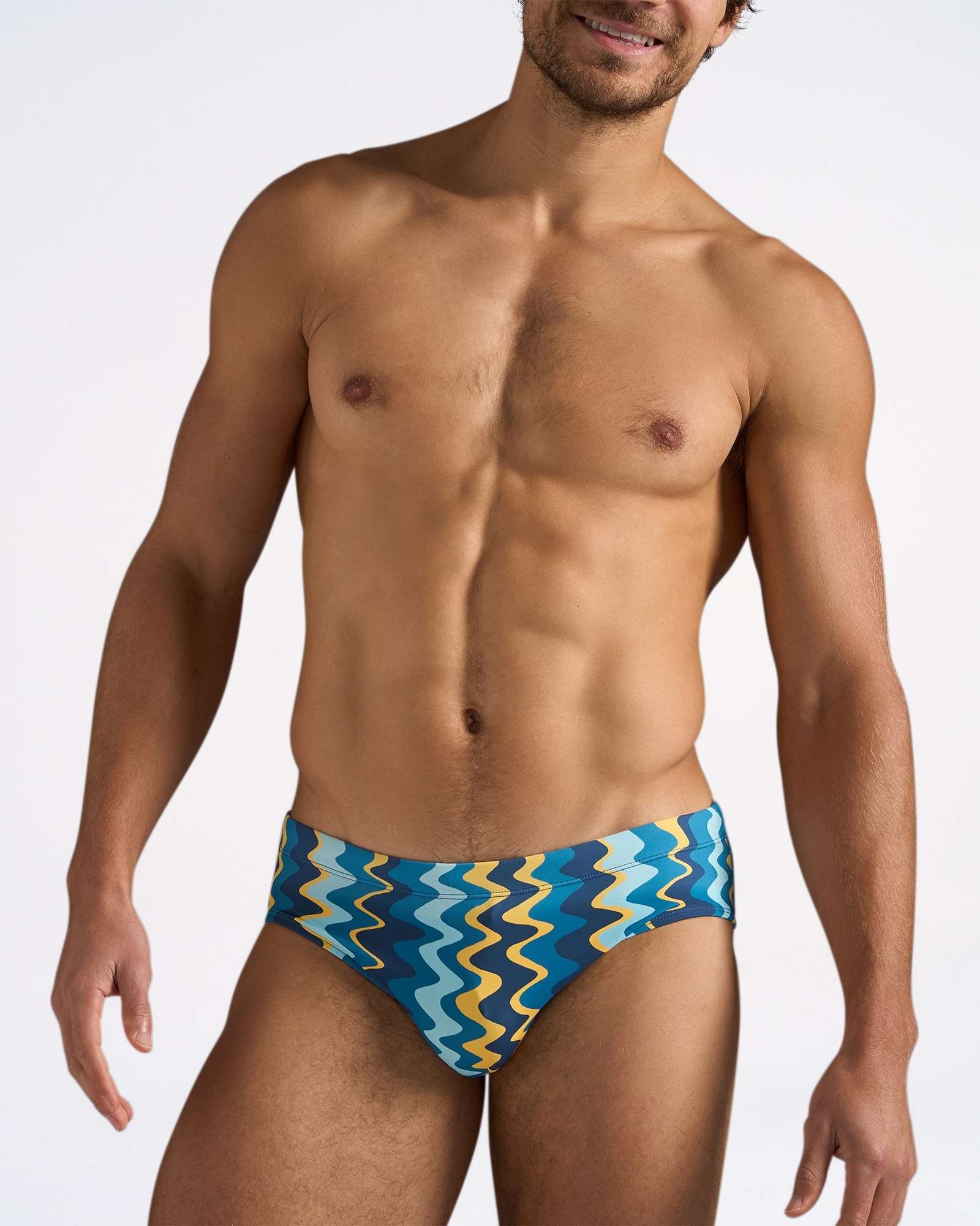 Resort Wide Cut Swim Brief - Blue Mirage