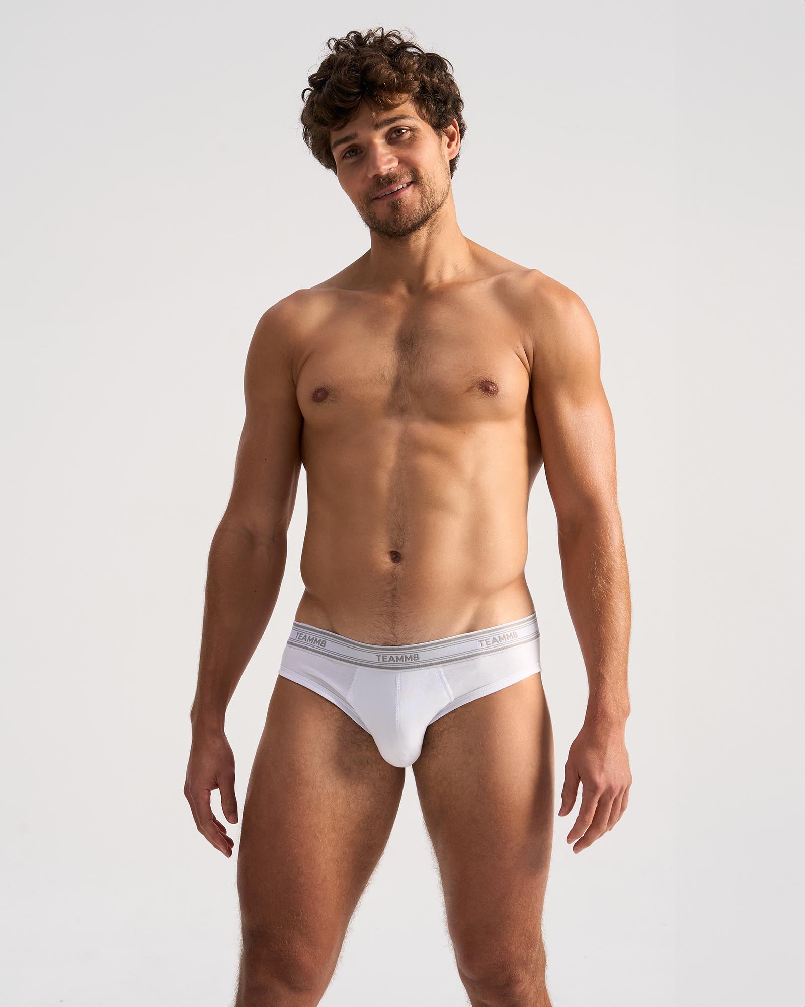 New Cotton Classic Brief - White