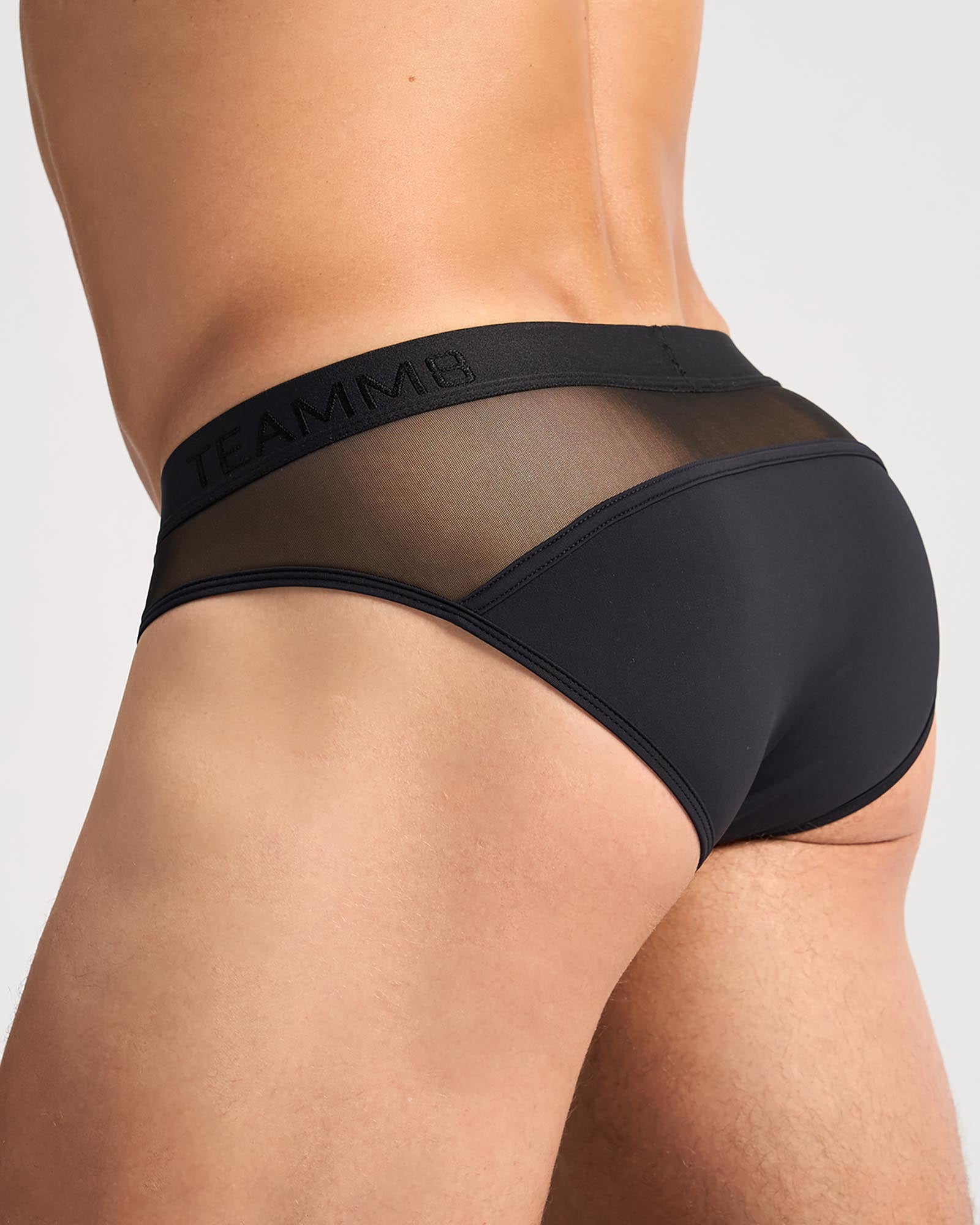 Score Sheer Slim Brief - Black