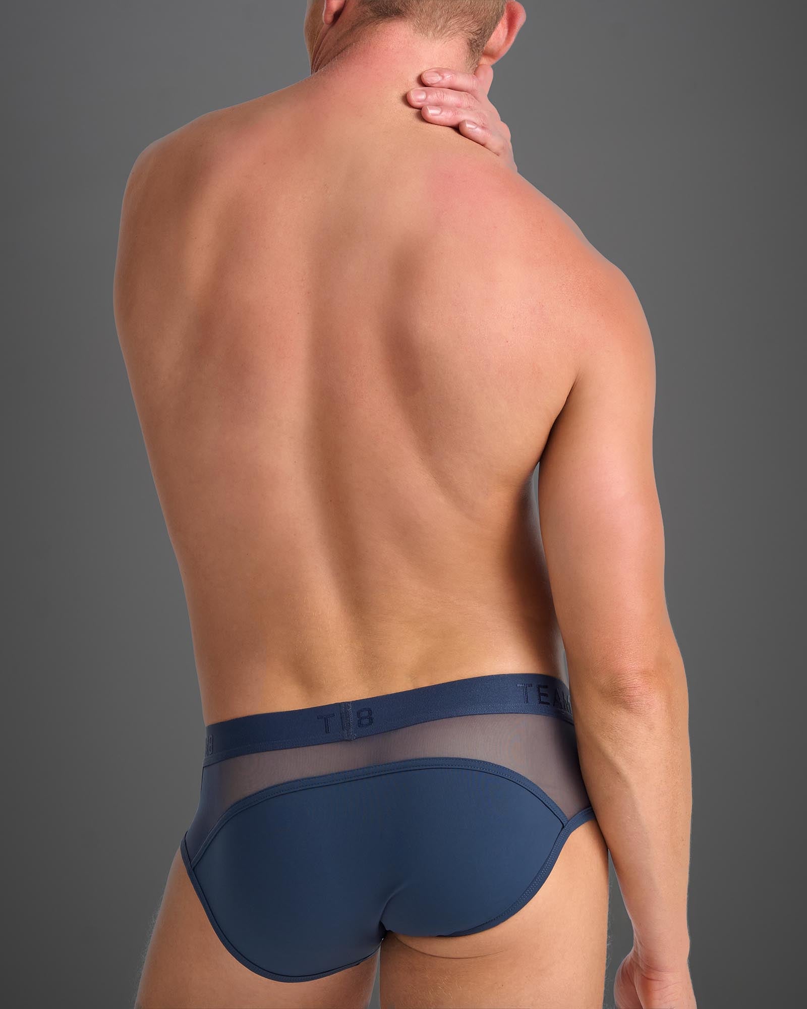 Score Sheer Wide Cut Brief - Midnight Navy