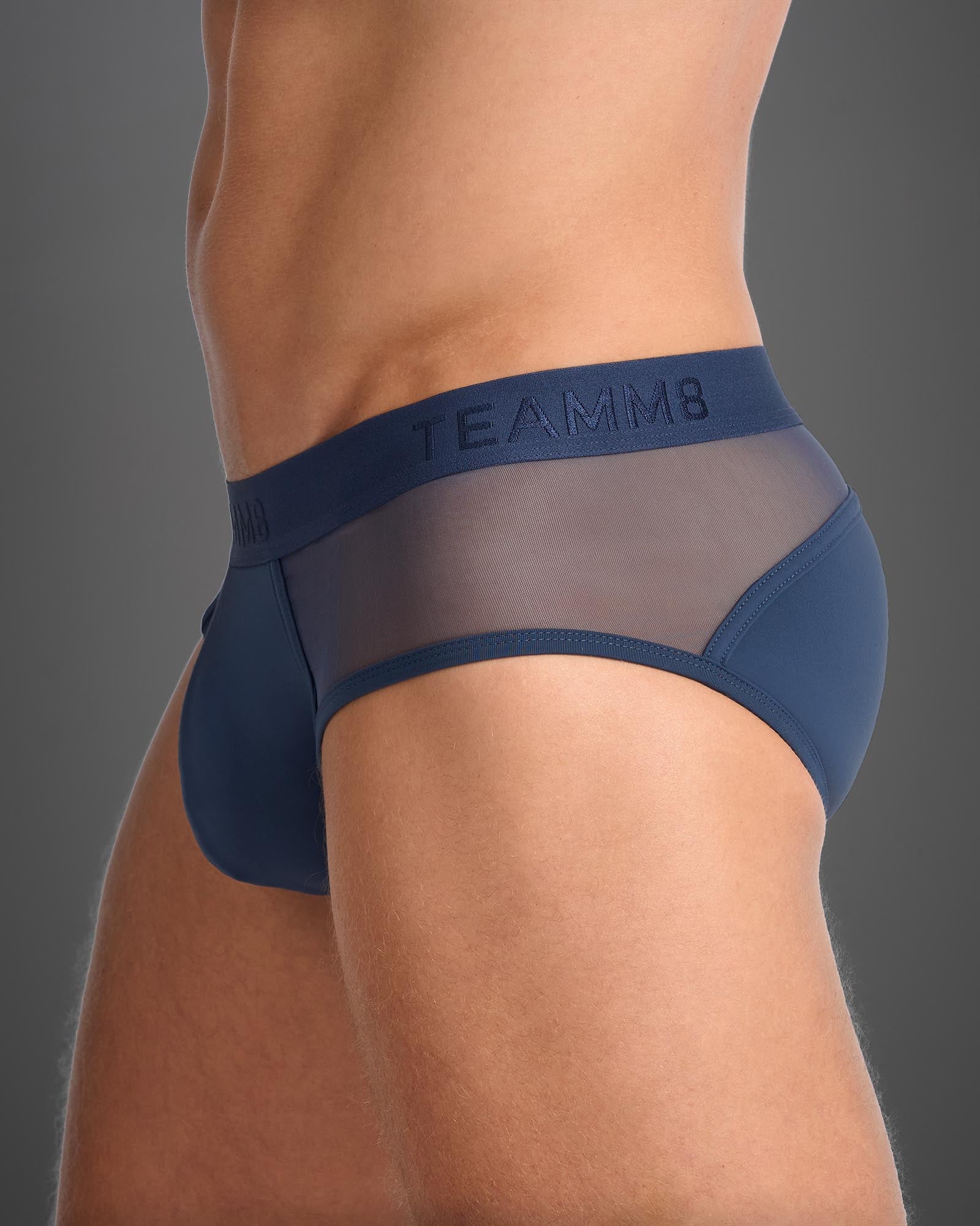 Score Sheer Wide Cut Brief - Midnight Navy