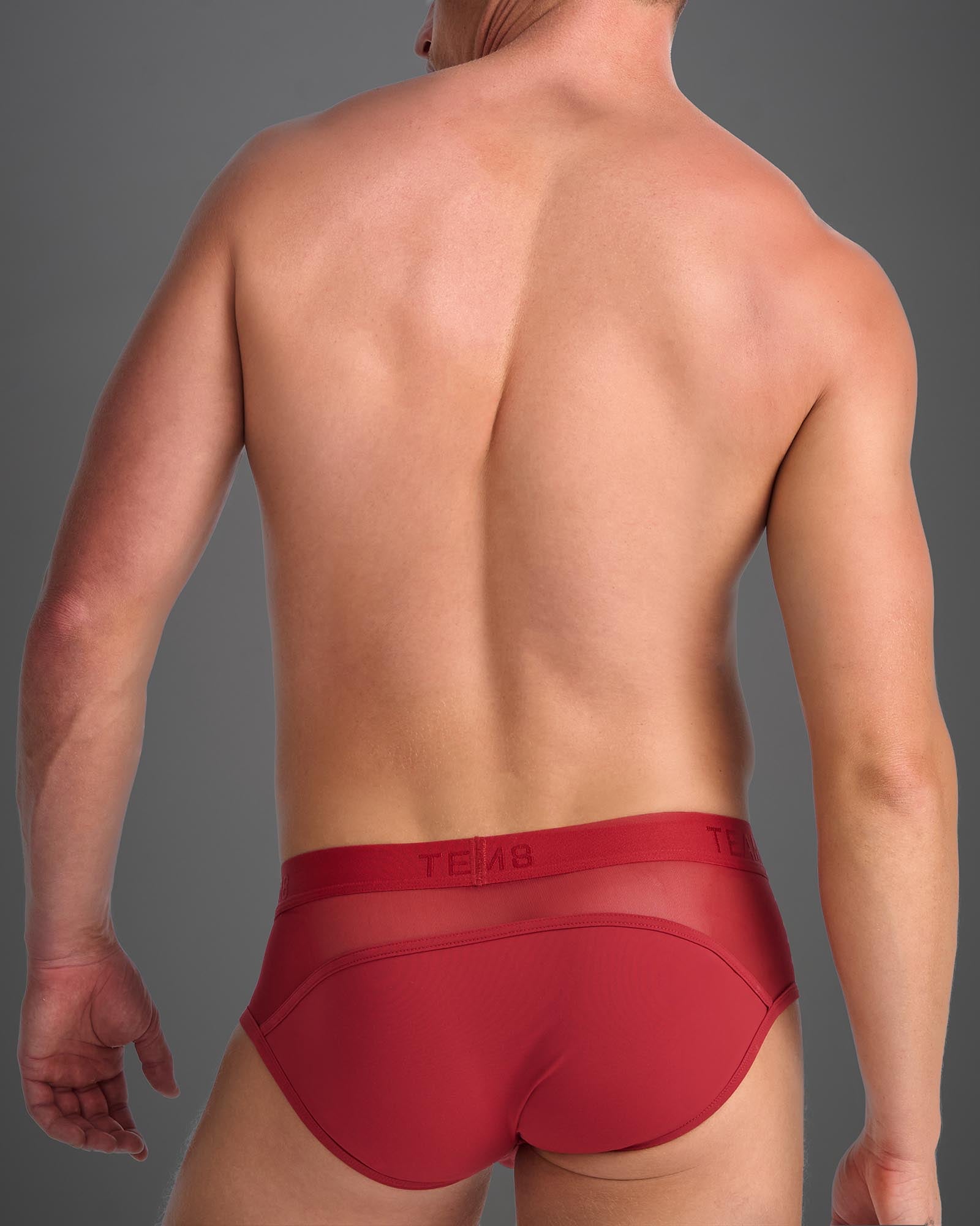 Score Sheer Wide Cut Brief - Jester Red