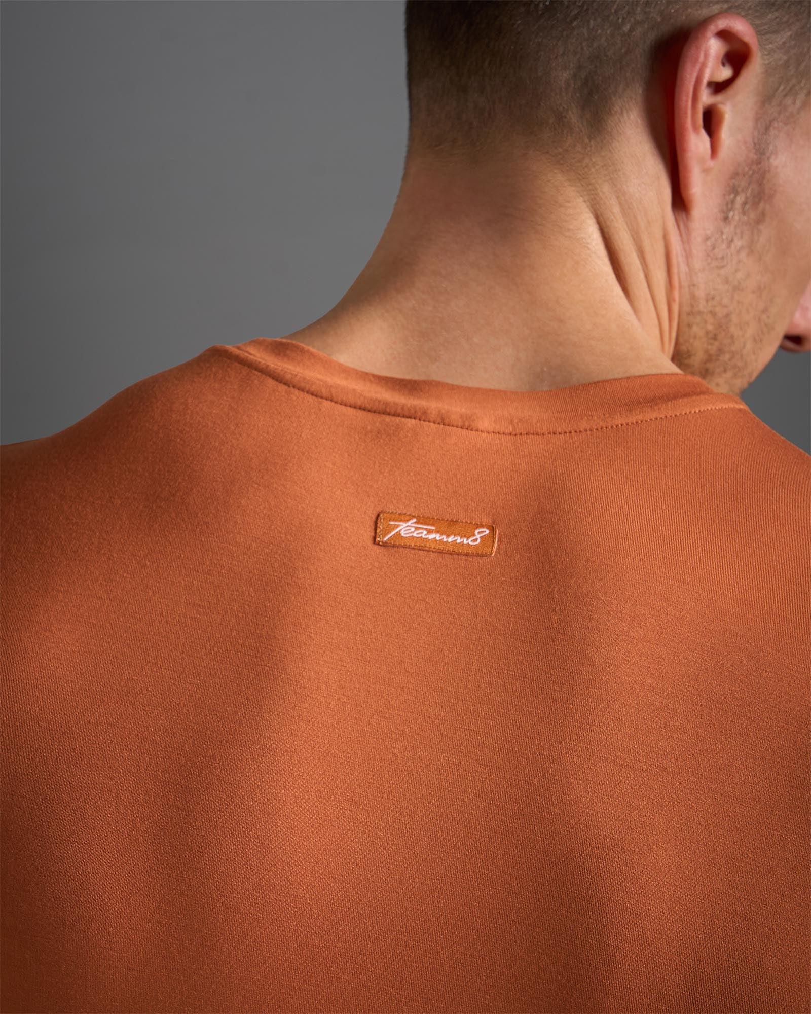 Body Bamboo Crop Tee - Burnt Sienna