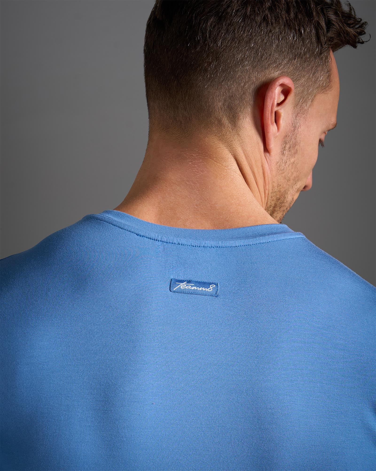 Body Bamboo Crop Tee - Blue Haven
