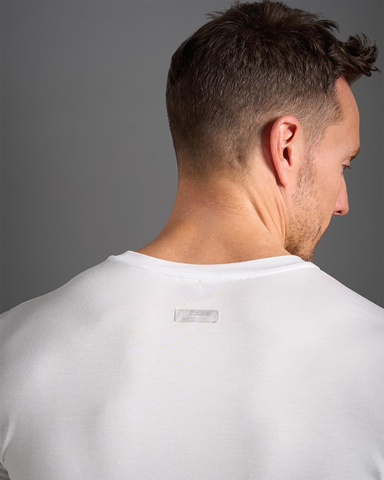 Body Bamboo Crop Tee - White