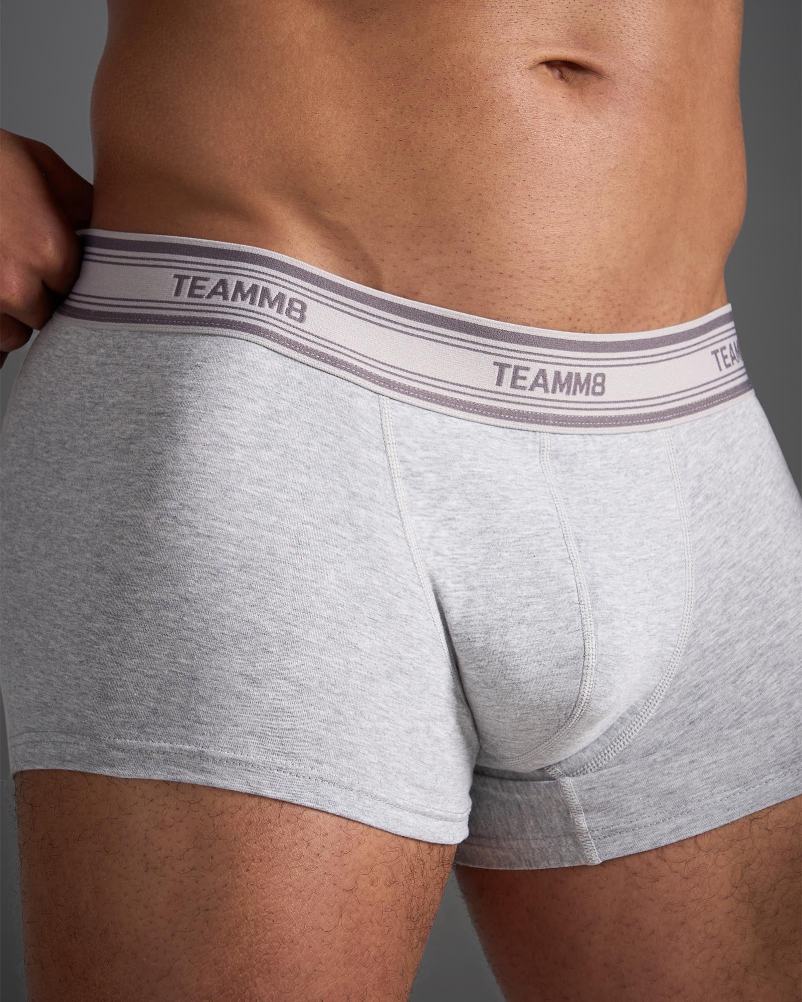 Cotton Classic Trunk - Grey Marle