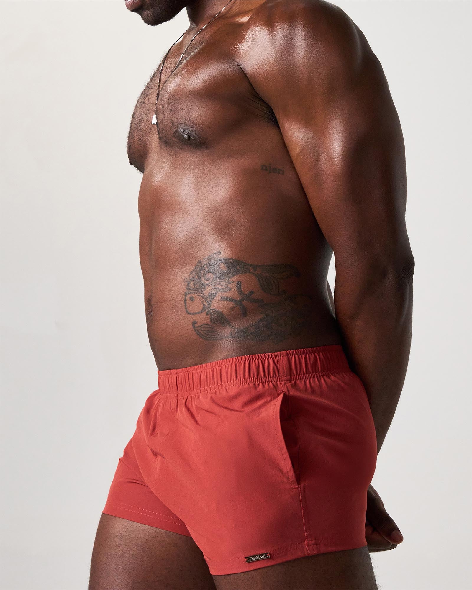Statement Swim Short - Terracotta