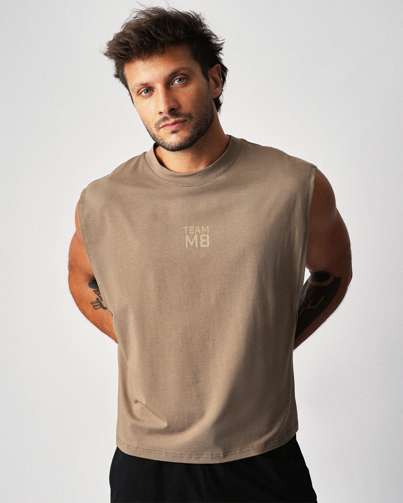 Strike Box Muscle Tank 2.0 - Taupe