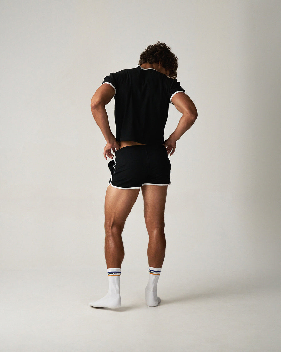 M.V.P. Retro Cropped Tee - Jet