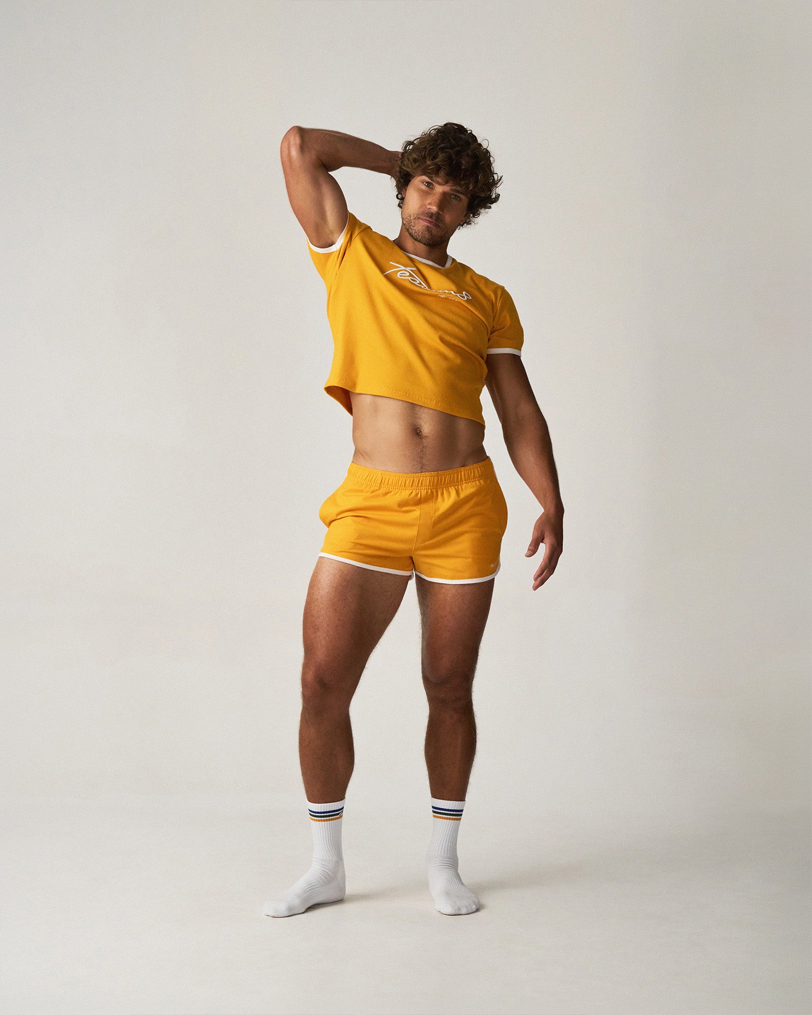 M.V.P. Retro Crew Socks - White|Stripes