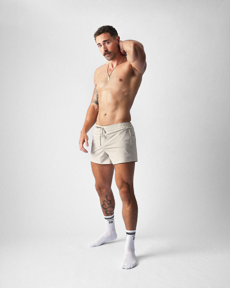 Bolt 3" Short - Ecru