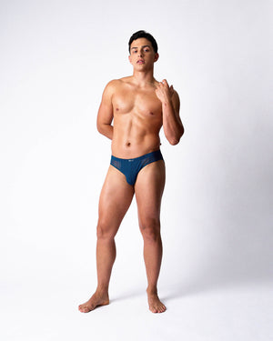 Romeo Sheer Bikini Brief - Abyss
