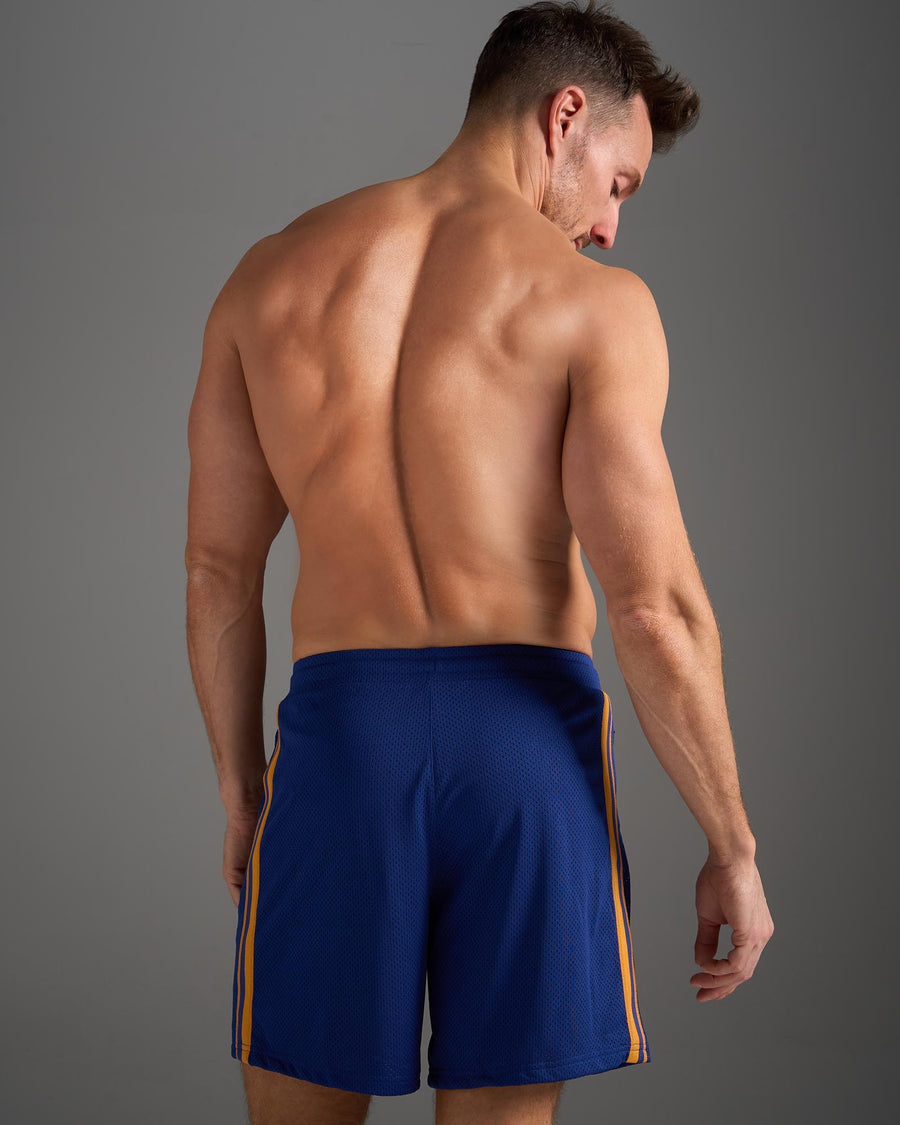 S.S.C. Fraternity Mesh 6" Short - Navy