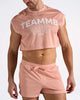 S.S.C. Fraternity Crop Muscle Tank - Dusty Pink