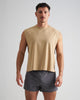 Strike Box Muscle Tank - Tan