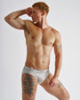 New Cotton Classic Brief - Grey Marle