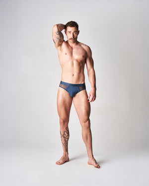 Score Sheer Slim Brief - Midnight Navy