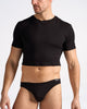 Body Bamboo Crop Tee - Black