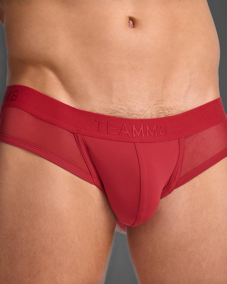 Score Sheer Wide Cut Jockstrap - Jester Red