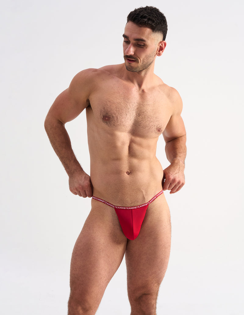 Glide Micro Thong - Vermillion